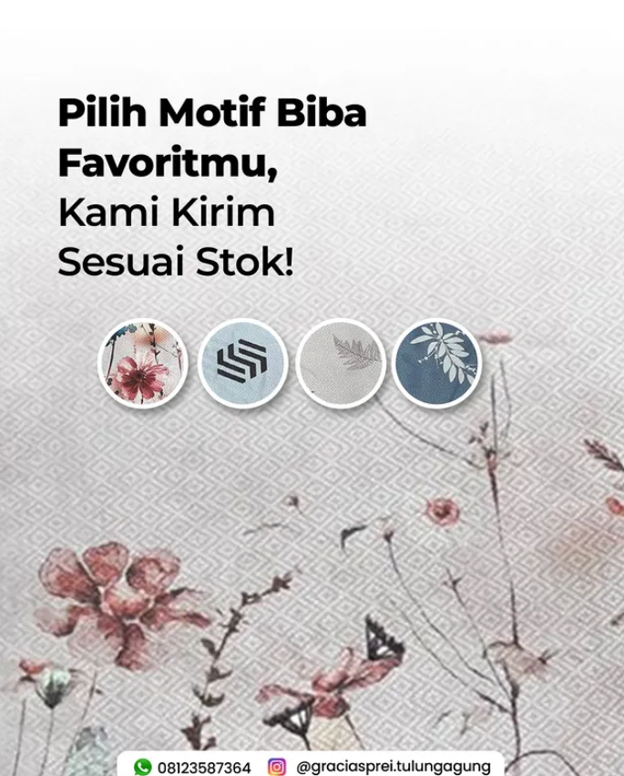 <p>Udah naksir banget sama motif, eh pas mau order